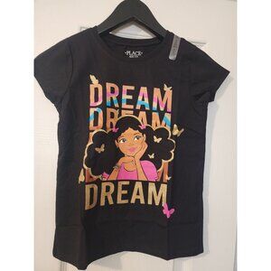 Girls Girl Dream Graphic Tee - black